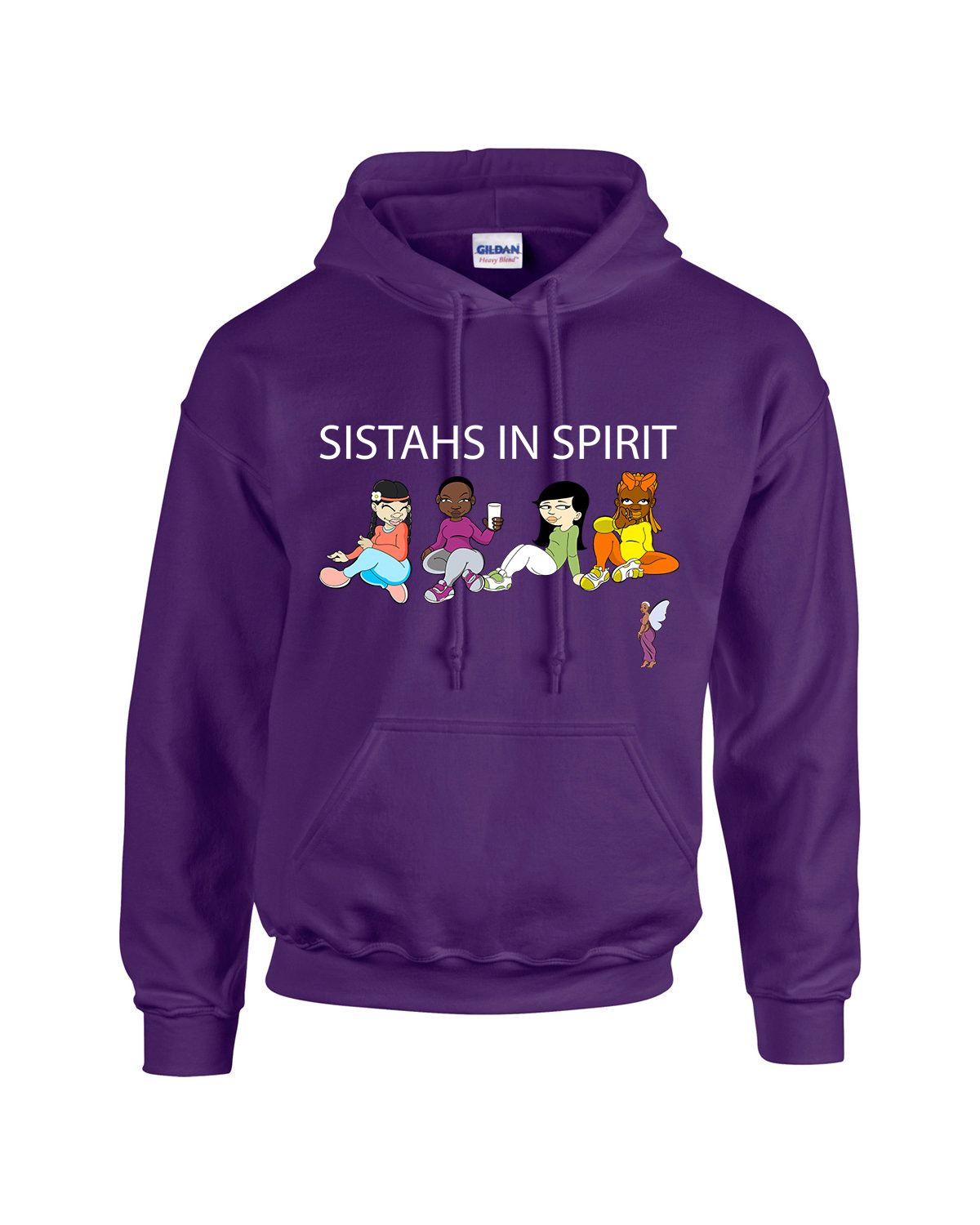 Purple Sistahs In Spirit hoodie